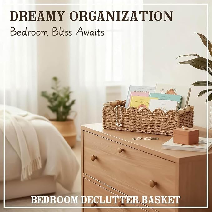 CubesLand Bathroom Basket Organizer, Toilet Tank Paper Storage Baskets 2-Pack - Image 5