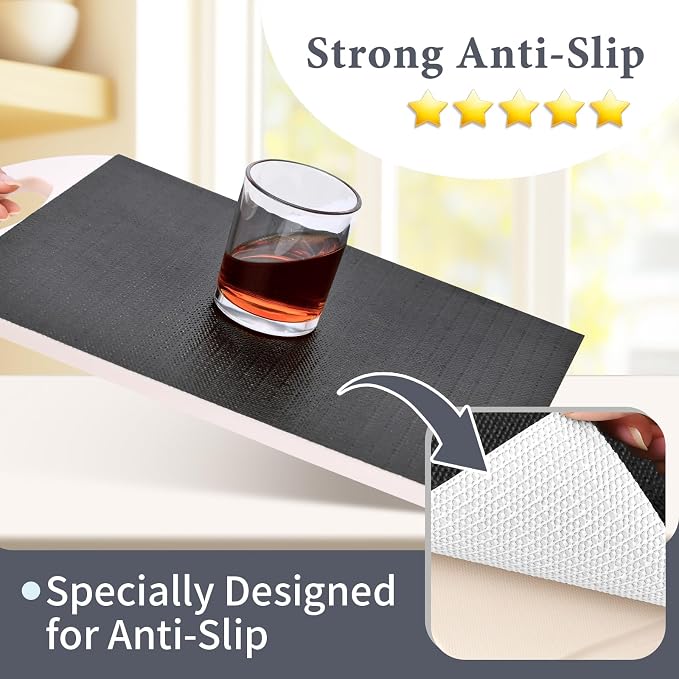 Shelf Liners for Kitchen Cabinets 17in x 20FT, Non Adhesive Drawer Liner Pure - Image 2