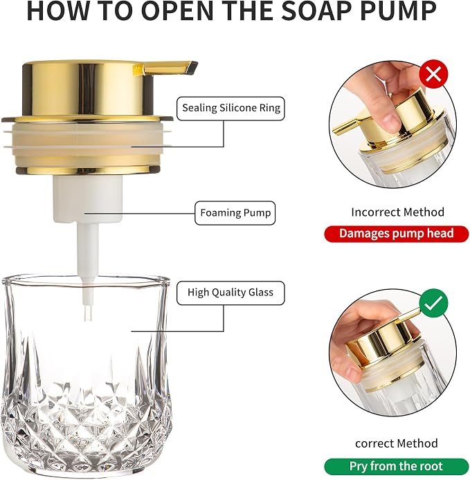Foaming Soap Dispenser, Bathroom Hand Foam Soap Dispensers - Image 4