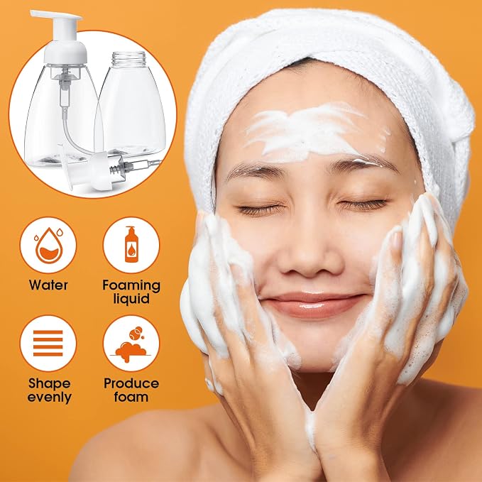 Eboot 24 Pcs 8 oz Foaming Soap Dispenser Foaming Pump Bottle Travel Hand Soap - Image 6