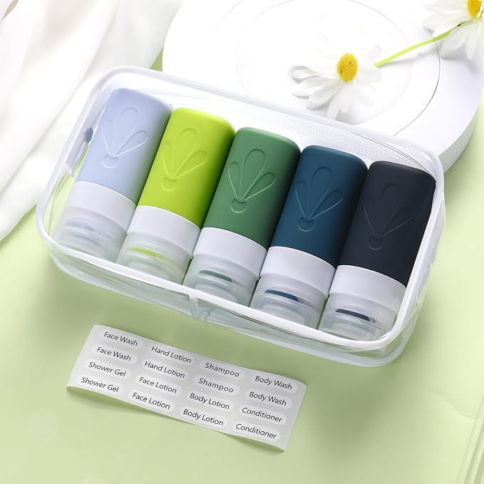 INSFIT Travel Bottles for Toiletries, TSA Approved 2oz Travel Size Toiletries - Image 7