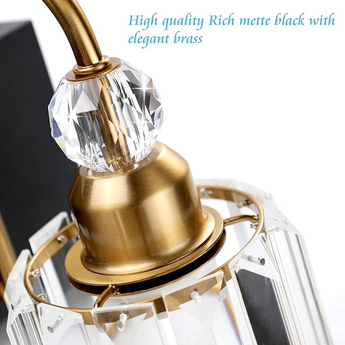 Ralbay Crystal Vanity Lights 6-Lights Modern Crystal Bathroom Vanity Lights - Image 5