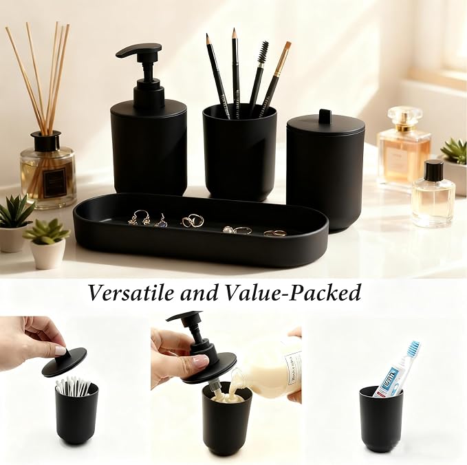LGURT-4-piece Bathroom Accessories Set, - Image 3