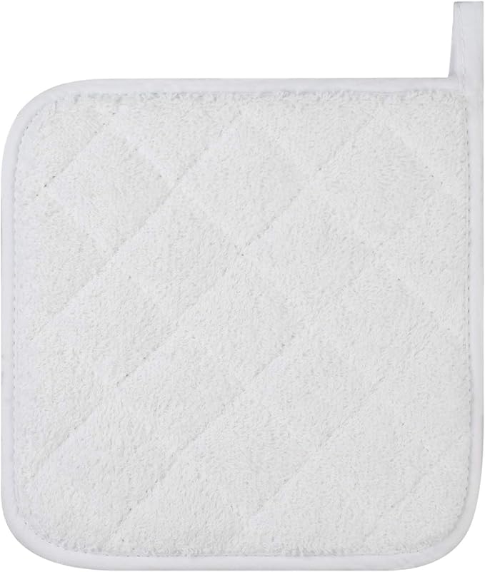 100% Cotton Kitchen Everyday Basic Terry Pot Holder Heat Resistant Coaster - Image 3