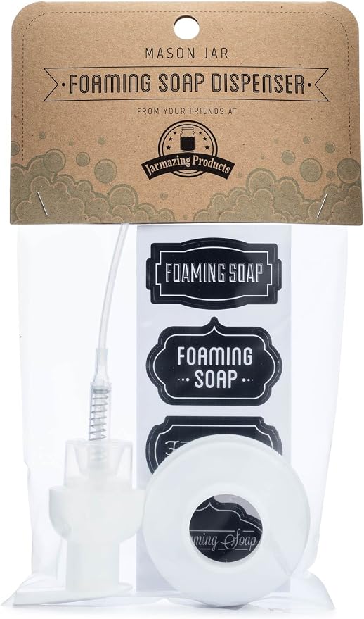 Jarmazing Products Mason Jar Foaming Soap Dispenser Lids - Image 3
