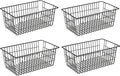SANNO Freezer Wire Baskets, Refrigerator Freezer Baskets Wire Metal Storage by SANNO
