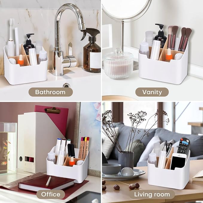 Toothbrush Holders for Bathrooms, Electric Toothbrush and Toothpaste Holder - Image 5