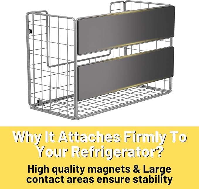 Ofiray-home Magnetic Fridge Shelf, Fruit Potato & Onion Storage Bins, Pantry - Image 3