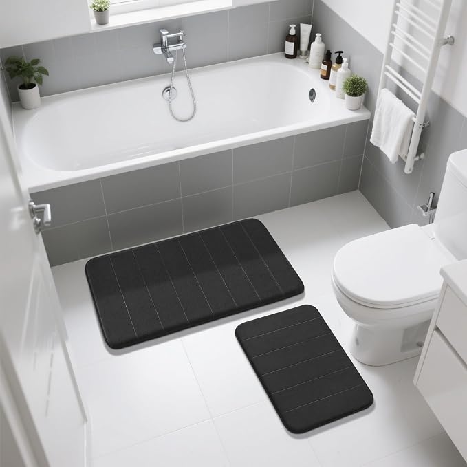 Yimobra Memory Foam Bathroom Rugs Sets 2 Piece - Image 7