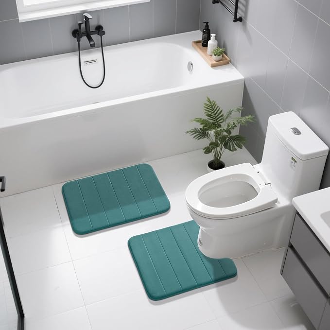 Yimobra U-Shaped Toilet Bath Mat Set 2 Piece - Image 7