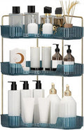Corner Bathroom Countertop Organizer, Vanity Organizer Trays by INVSSENEORGANIZERS