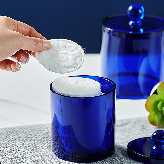 Qtip Holder Bathroom Set with Tray - Image 3
