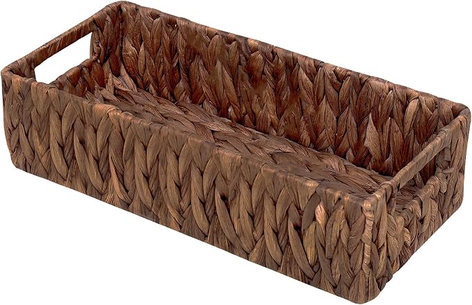 Handwoven Wicker Storage Basket-Hyacinth Material, Toilet Paper Holders - Image 6