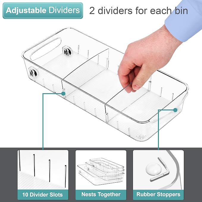 Sorbus Fridge Organizer on Wheels - Image 4