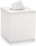 Sumnacon Tissue Box Cover Square Tissue Box Stylish PU Tissue Box Holder by Sumnacon