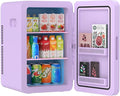 advwin 22L Mini Fridge for Bedroom, 30 Cans Portable Cooler & Warmer Compact by ADVWIN