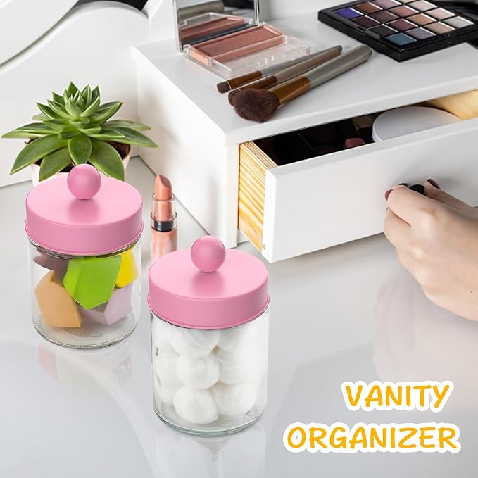 2 Pack Glass Apothecary Jars - Image 4