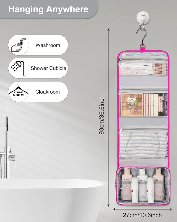 Relavel HangingTravel Toiletry Bag - Image 3