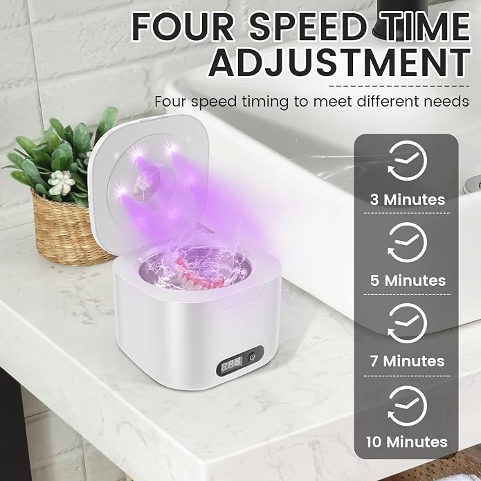 Ultrasonic Retainer Cleaner Machine, 340ML Ultrasonic Cleaner Machine - Image 7