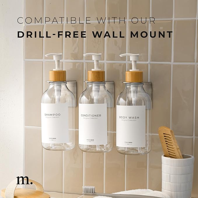 MaisoNovo Refillable Shampoo and Conditioner Bottles - Image 7