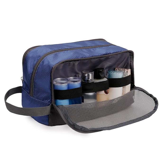 Toiletry Bag for Men Hanging Dopp Kit Water Resistant Shaving Bag Small - Image 7