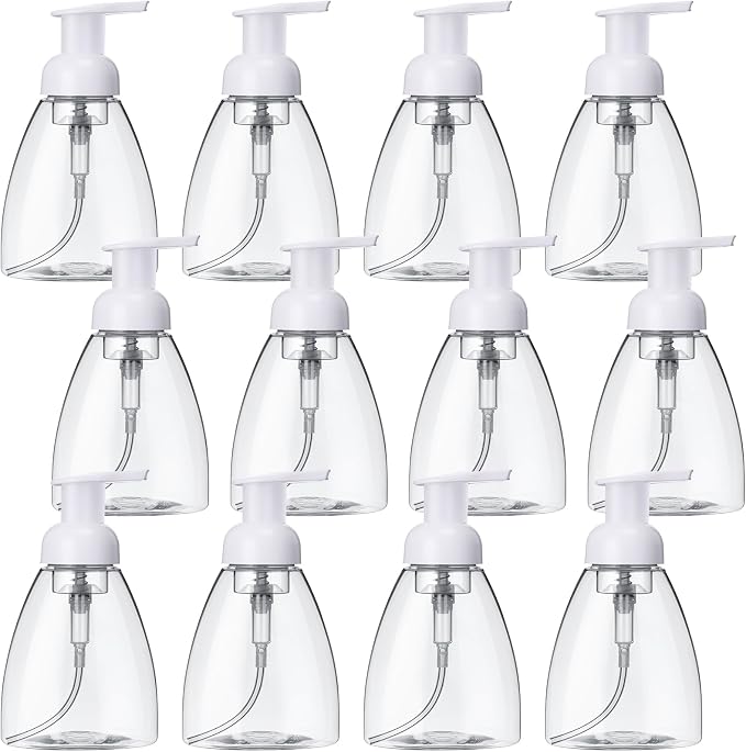 Eboot 12 Pcs 8 oz Foaming Soap Dispenser Foaming Pump Bottle Travel Hand Soap by eBoot
