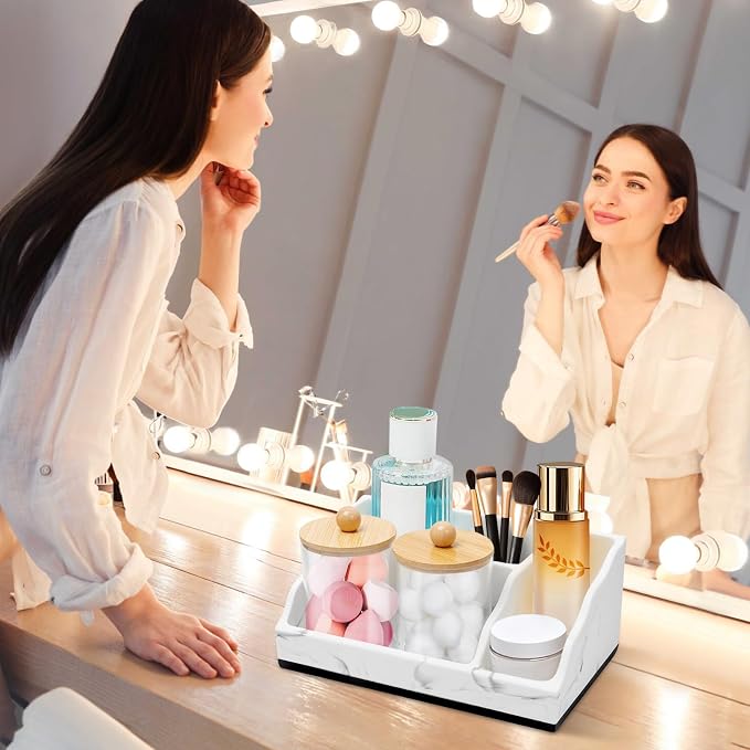 Bathroom Counter Organizer, Bathroom Organizer Countertop Toothbrush and - Image 8