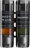 2-Chamber Wall-Mounted Shower Soap Dispenser by CaboDeseado