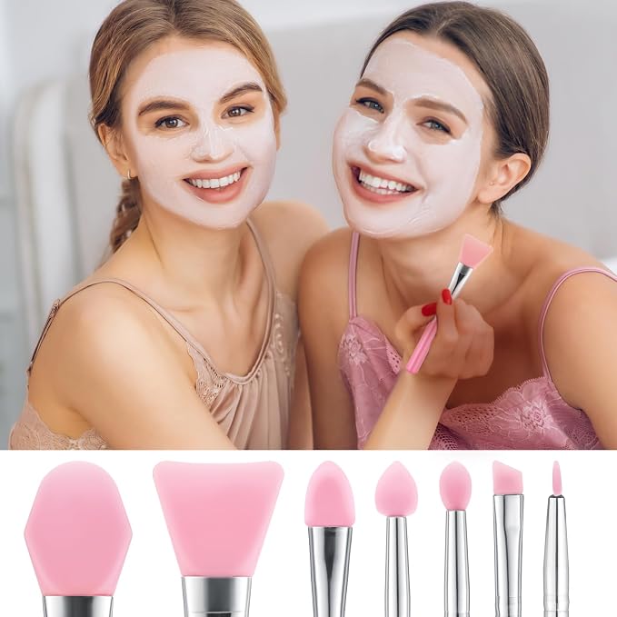 7PCS Silicone Brush Applicator Kit, Resin Brush Applicator UV Resin Brushes - Image 6