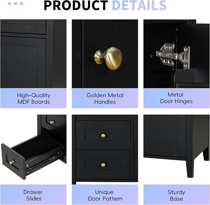 Harper & Bright Designs 36" Bathroom Vanity - Image 7