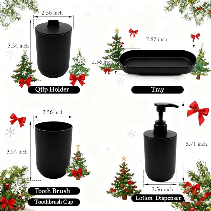 LGURT-4-piece Bathroom Accessories Set, - Image 2
