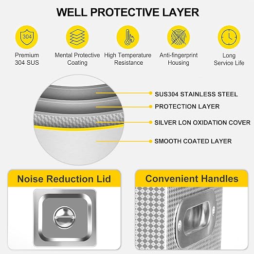 Ultrasonic Cleaner 2L Dual-Frequency Professional Digital Stainless Steel - Image 4