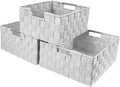 Sorbus Storage Box Woven Basket Bin Container Tote Cube Organizer Set Stackable by Sorbus
