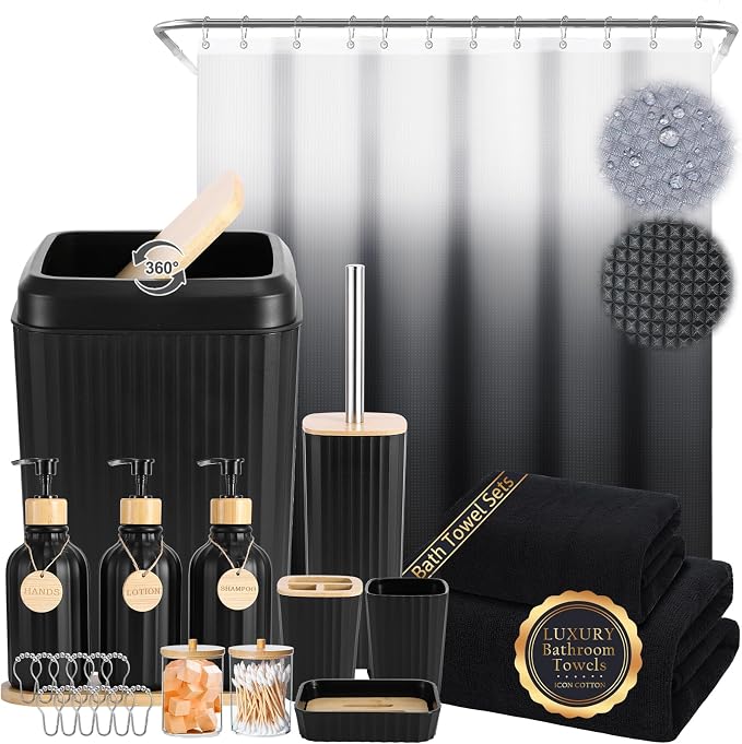 32PCS Bathroom Set Bathroom Accessories by BetterbathroomwithXLHOME