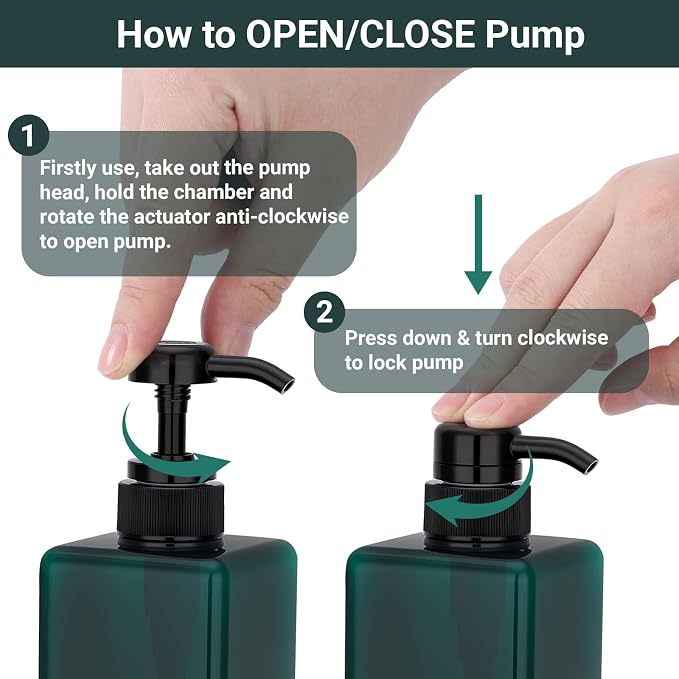 Suream Shampoo Dispenser Bottle - 22oz/650ml - Image 4