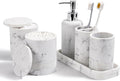 Bathroom Accessories Set, 6-Piece Bathroom Accessory Set, Toothbrush Holders Set by YMXYJM