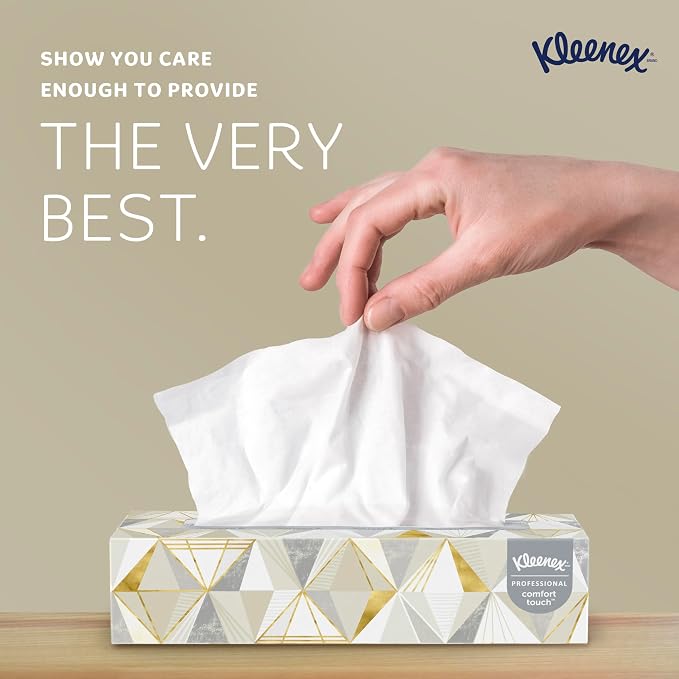 Kleenex® Professional Facial Tissue, Flat Facial Tissue Boxes - Image 4