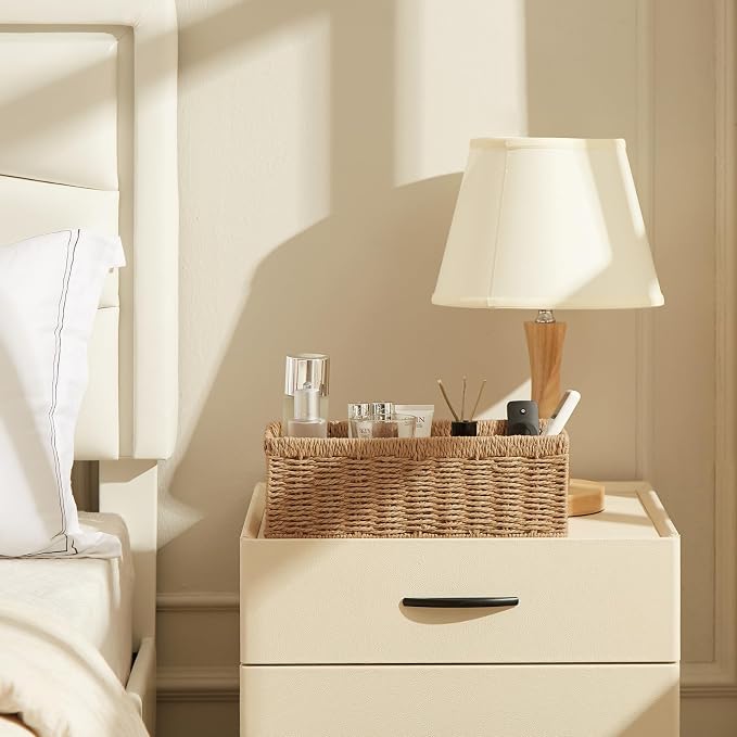 Vagusicc Wicker Storage Basket, Paper Rope Wicker Baskets - Image 8