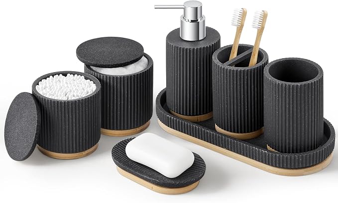 7PCS Bathroom Accessories Set, by ZONAMA