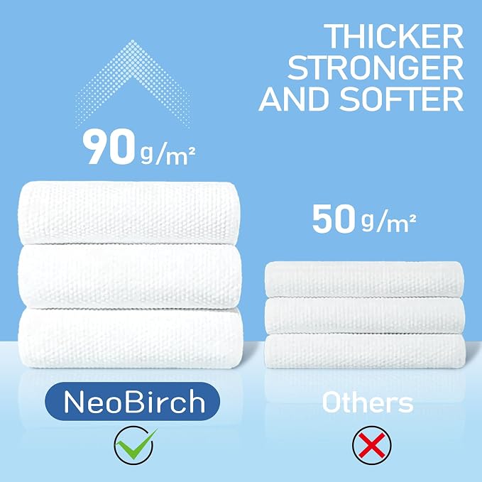 40Pcs Premium Disposable Compressed Face Towels Tablets Large Size Extra Thick - Image 7