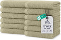 DAN RIVER 12 Pack Wash Cloths for Showering by DanRiver