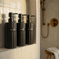 Stylish Shampoo and Conditioner Dispenser Set of 3 by KIBAGA