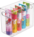 mDesign Tall Modern Stackable Plastic Storage Organizer Bin Basket by mDesign