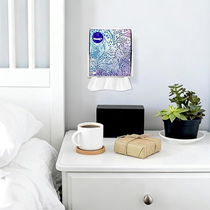 Acrylic Tissue Box Holder Wall Mounted, Classic Tissue Box Cover Tissues - Image 6