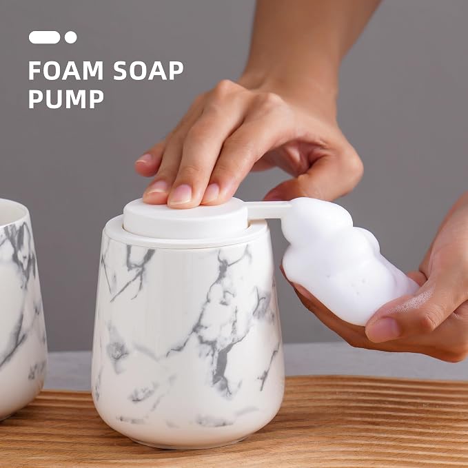 soap Dispenser Ceramic foaming soap Dispenser - Image 3