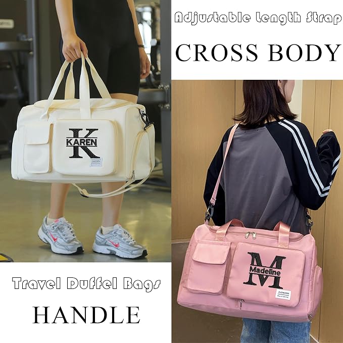 Flycalf Personalized Duffel Bag Dance Travel Bag - Image 4