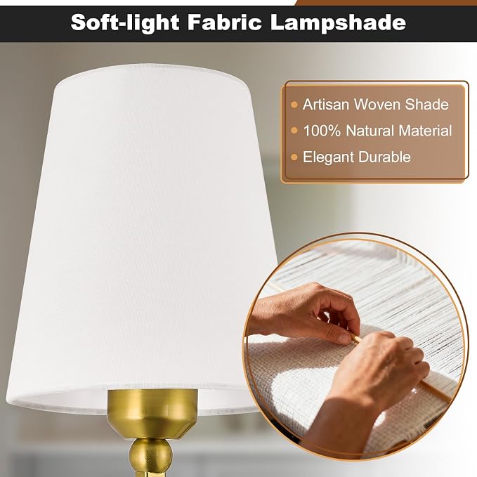 Bathroom Vanity Light, Brushed Gold Bathroom Light Fixtures, 4-Light Lighting - Image 6