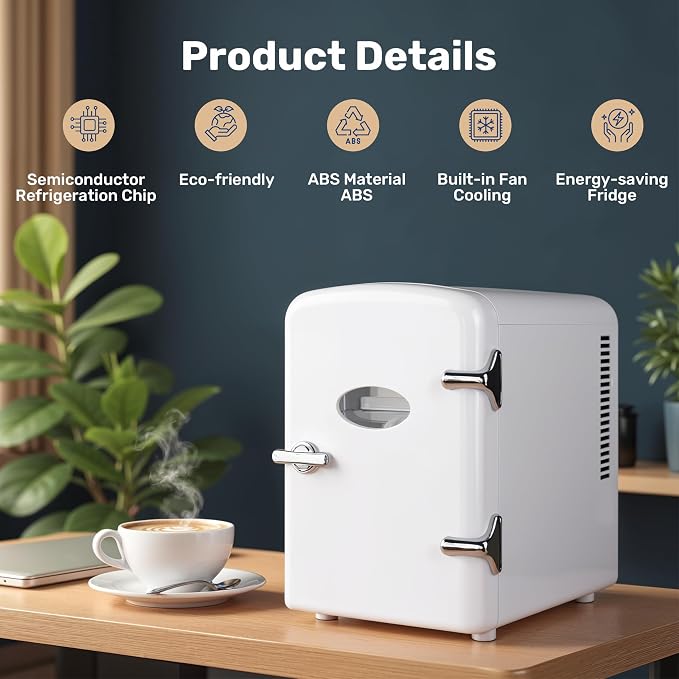 Simple Deluxe 9 Can 6L Mini Fridge - Image 4