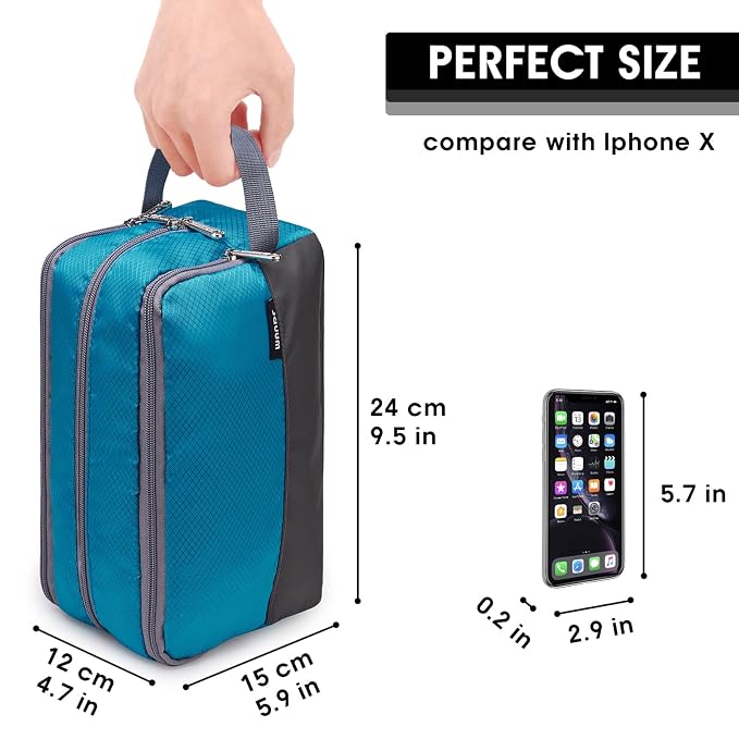 Toiletry Bag for Men Hanging Dopp Kit Water Resistant Shaving Bag Small - Image 2
