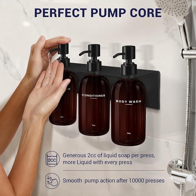 KLL Shampoo and Conditioner Dispenser - Image 5
